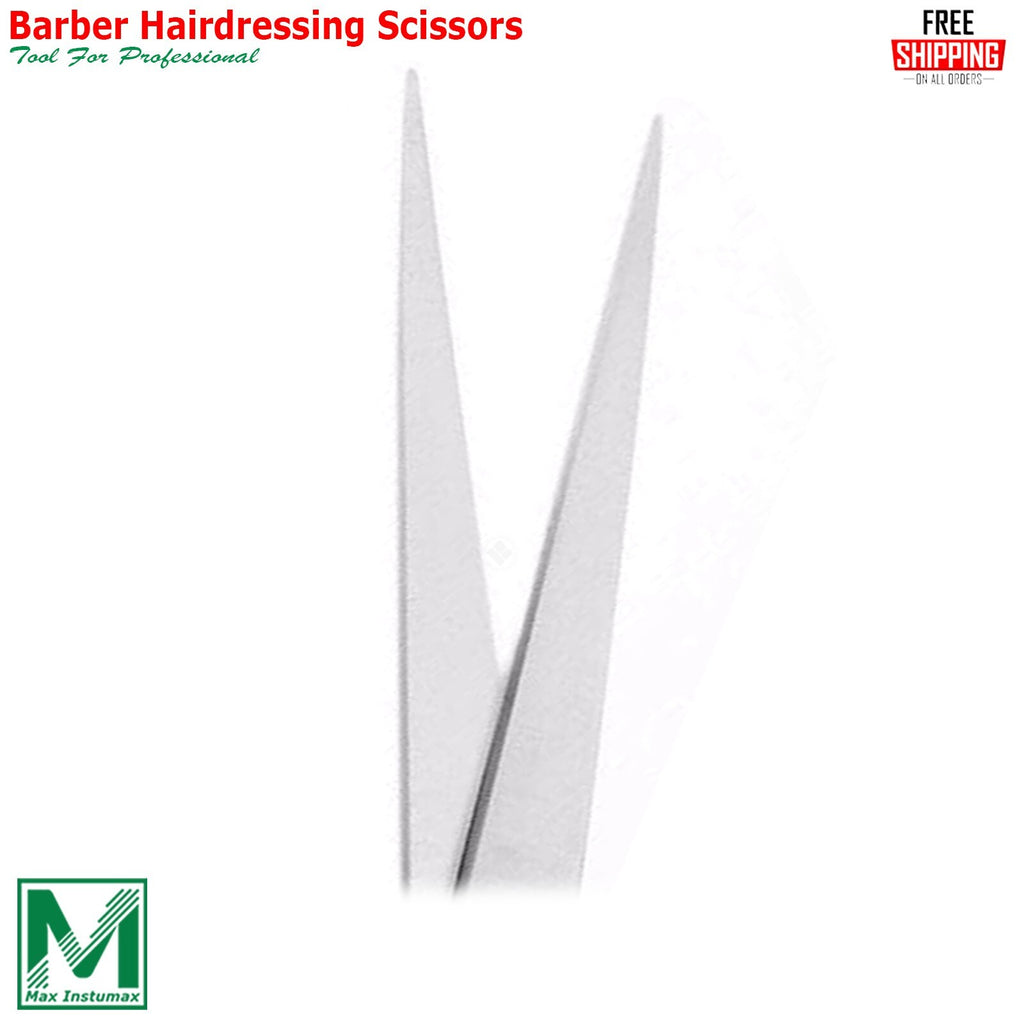 Professional Hair Cutting Scissors 6.5 Inch Stainless Steel Shears with Black Rings