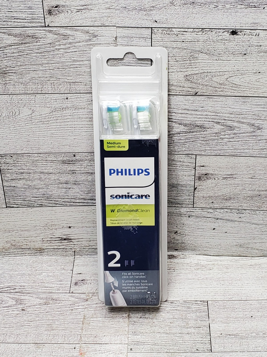 Philips Sonicare W Diamondclean Replacement Toothbrush Heads 2 Pack - White