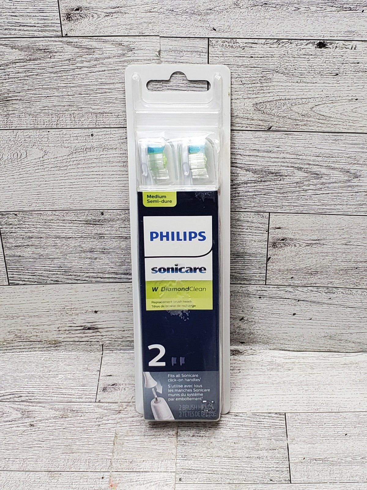 Philips Sonicare W Diamondclean Replacement Toothbrush Heads 2 Pack - White
