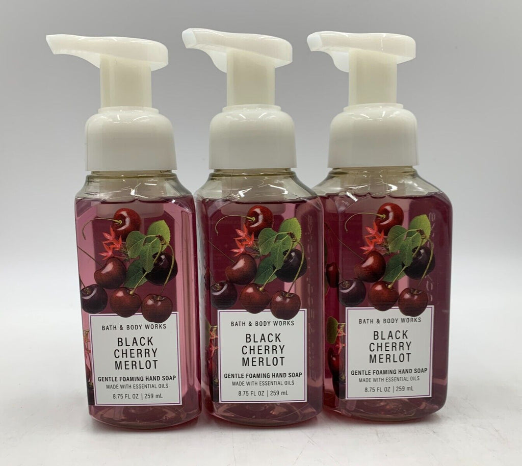 Foaming Hand Soap Set - Black Cherry Merlot Scent, 8.75 oz, Pack of 3