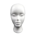 Male Foam Mannequin Head Display Stand for Hats, Wigs, Glasses, and Accessories