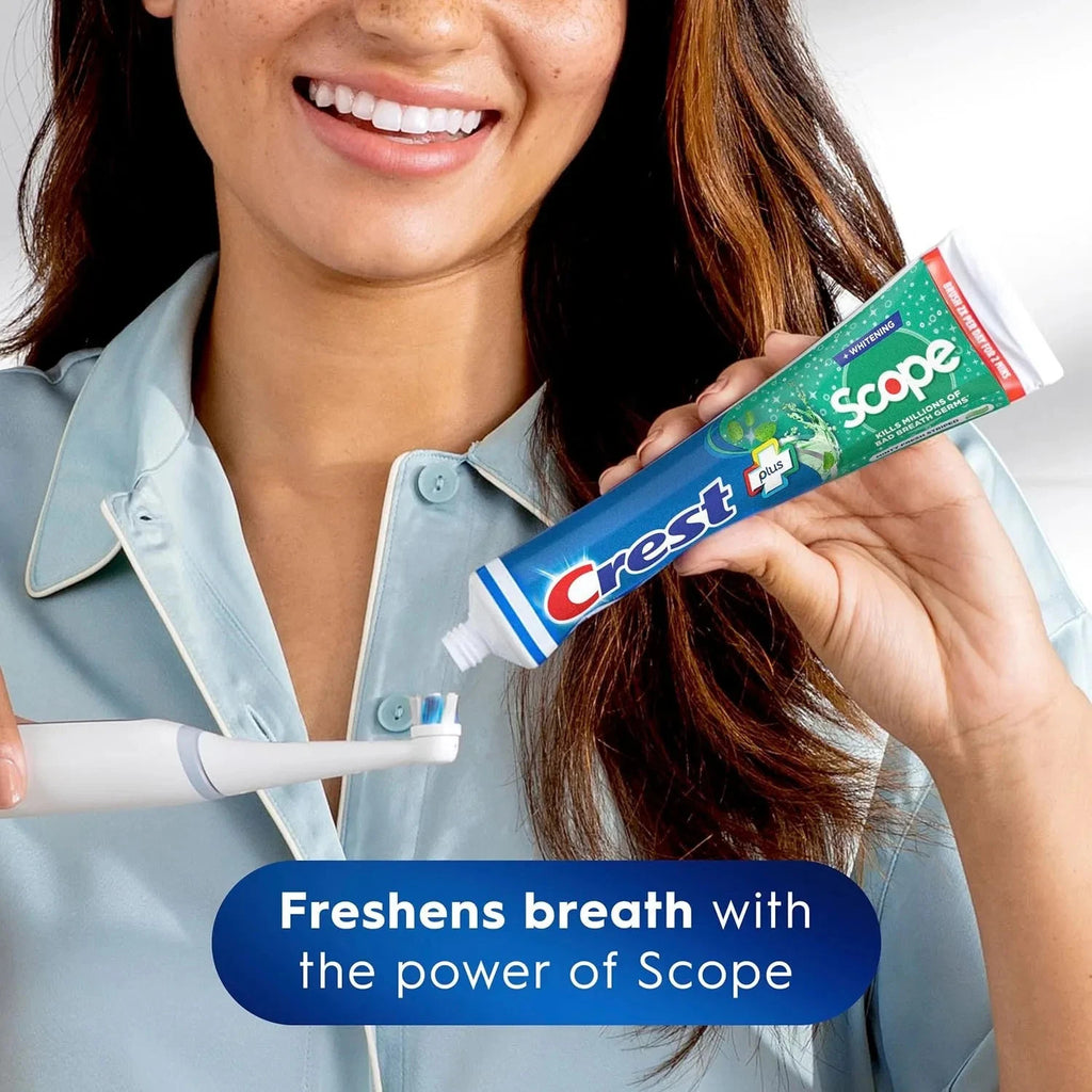 Whitening Toothpaste Pack of 3 - Fluoride Anticavity Mint Fresh Breath