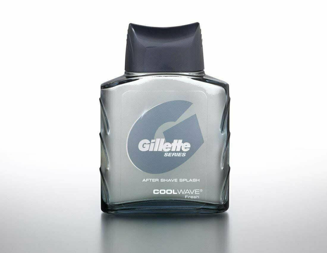 Men's After Shave Splash Cool Wave 3.3 Oz Pack of 12 - Alcohol-Free, Moisturizing, Long-Lasting Fragrance