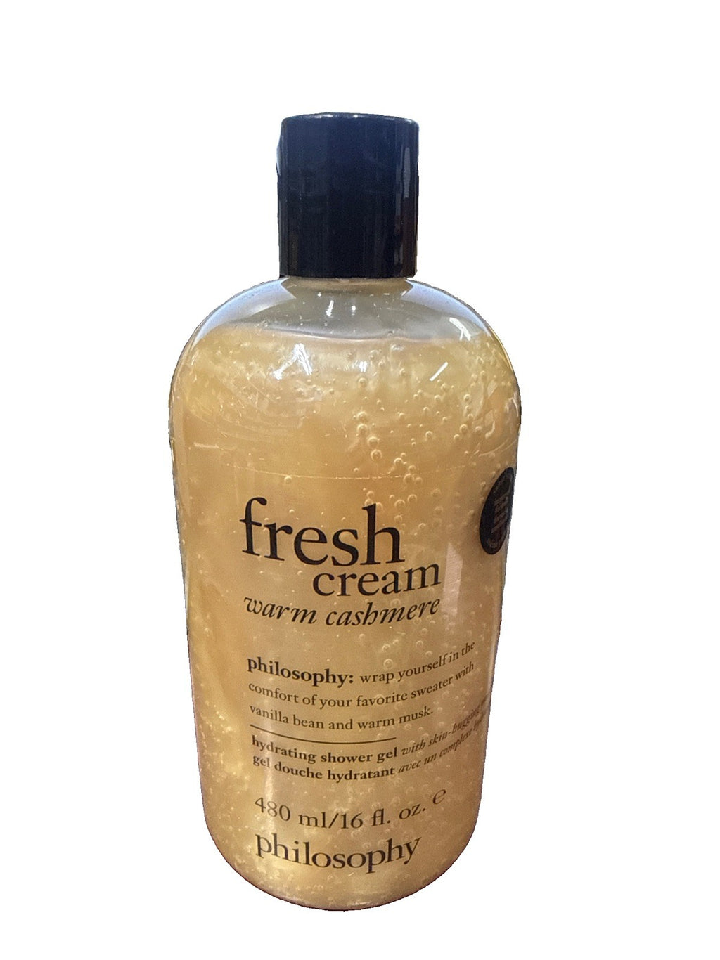 Hydrating Shower Gel with Fresh Cream & Cashmere - 16 oz