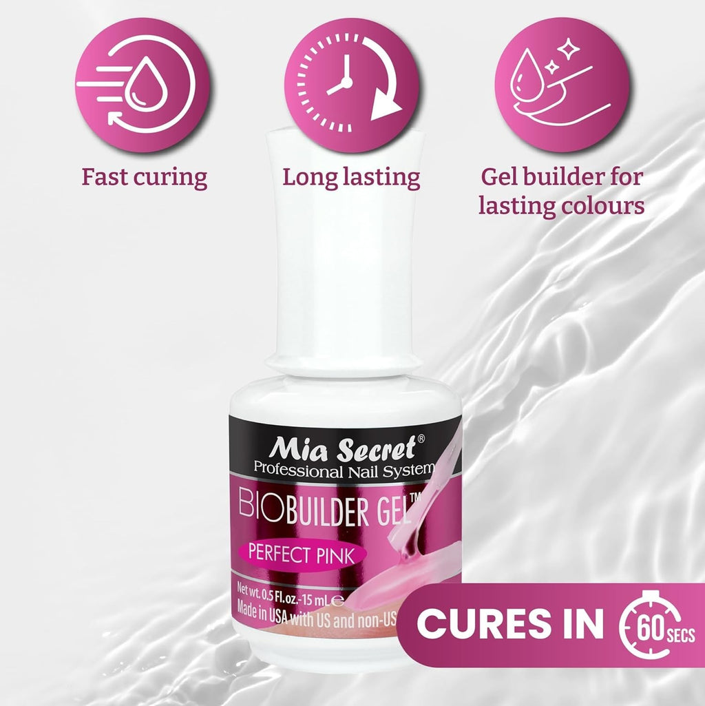 BioBuilder Pink Gel Nail Extension Builder - 0.5 oz
