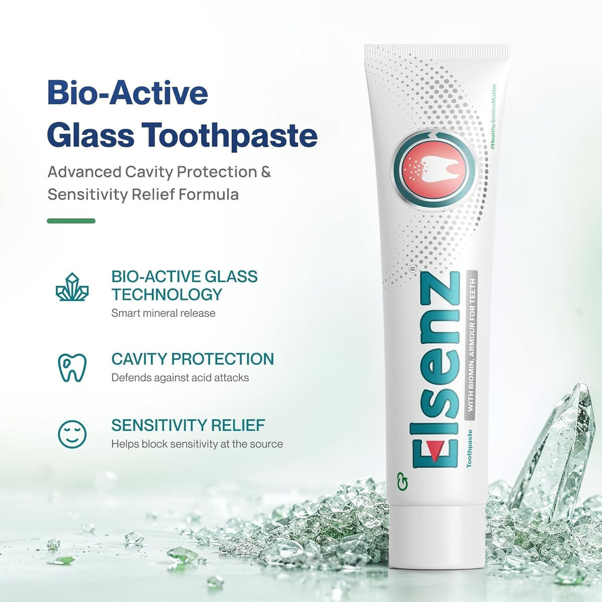 Elsenz Anti-Cavity Toothpaste Combo 70g - Fluoride-Free Dental Care for All Ages