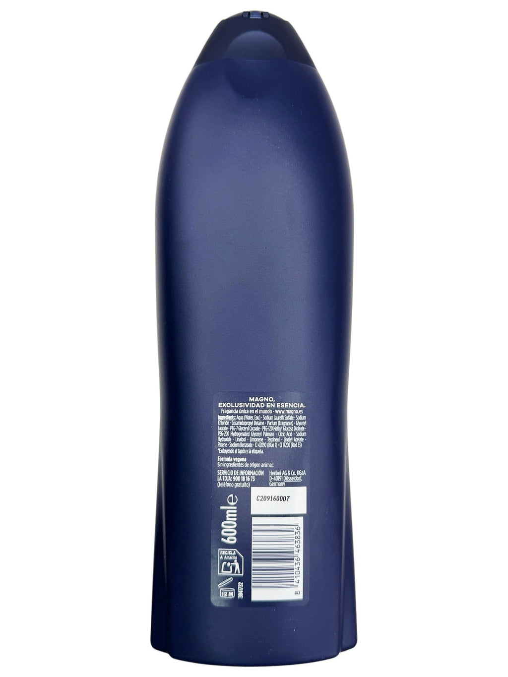 Magno Marine Shower Gel - 3 Bottles, 18.3oz / 600ml each, Personal Care