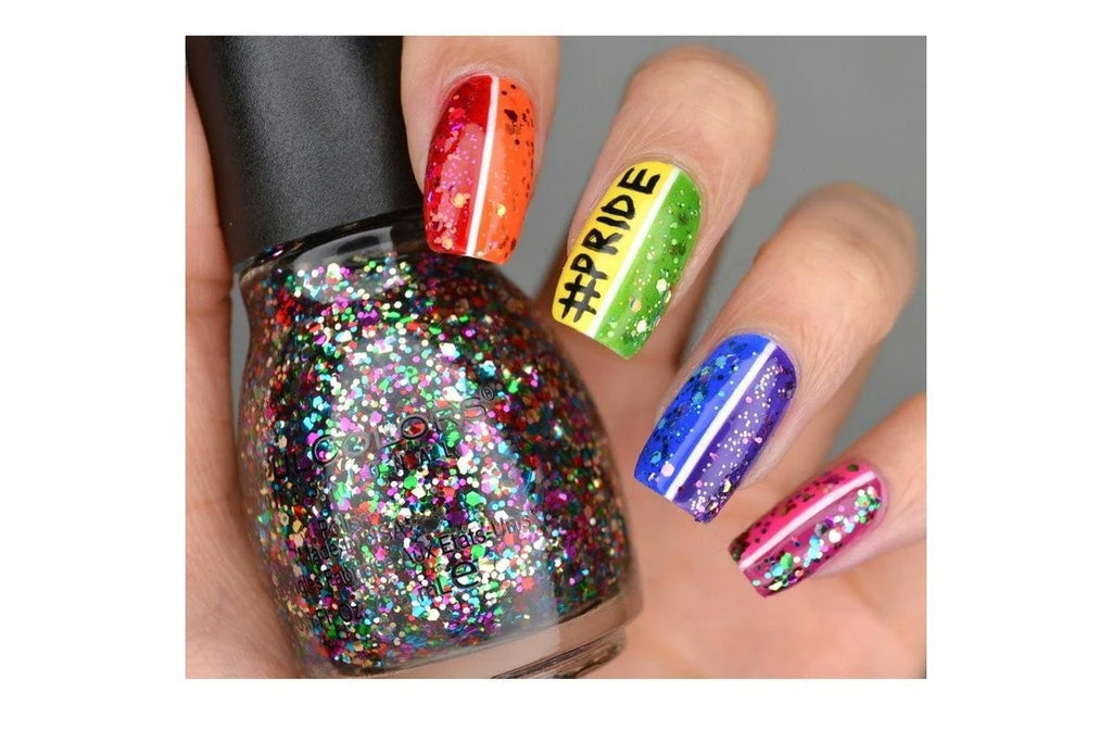 Vibrant Long-Lasting Nail Polish in Pride Colors - Bold, Chip-Resistant