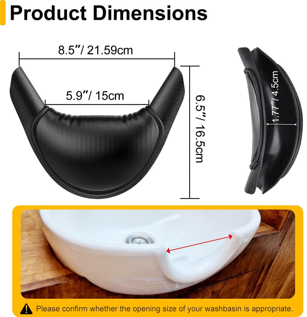 Salon Shampoo Bowl Neck Rest Cushion - Silicone Comfort Support