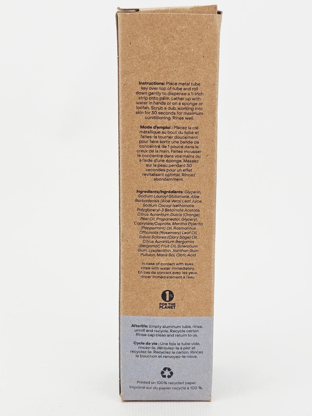Waterless Body Wash Concentrate - 3.4 Fl Oz, Fresh & Hydrating