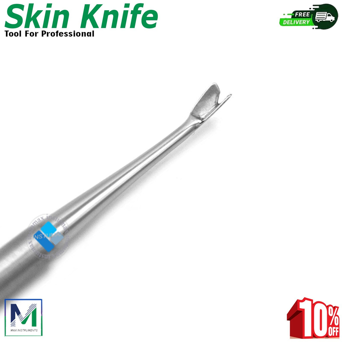 Stainless Steel Cuticle Pusher & Trimmer for Manicure & Pedicure - Nail Care Tool
