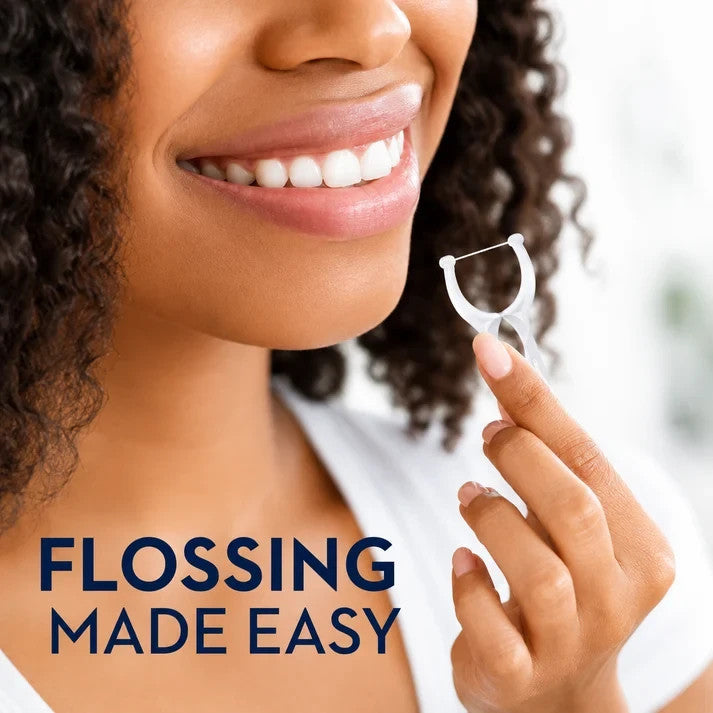 Dental Floss Picks for Gum Care - Deep Clean & Tartar Removal, 30 Count