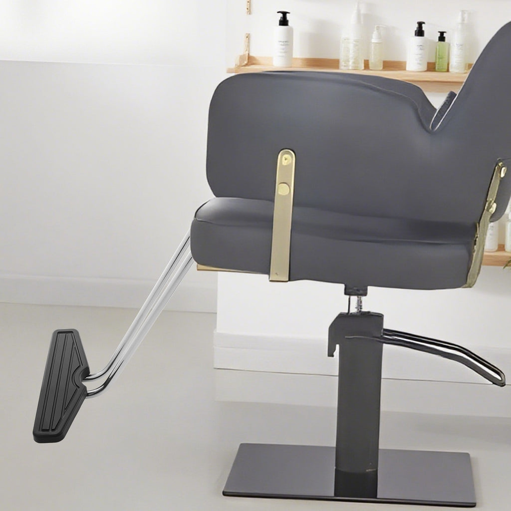 Salon Chair Foot Rest for Hydraulic Barber and Styling Chairs