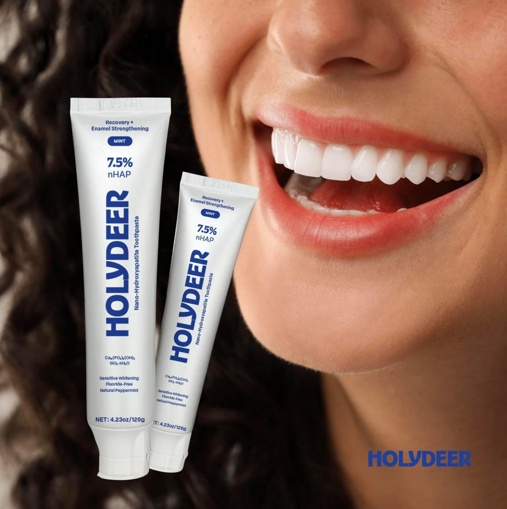 Nano-Hydroxyapatite Mint Toothpaste 7.5% Fluoride-Free Sensitive Whitening