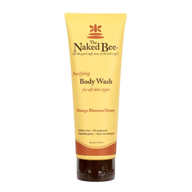 Naked Bee Purifying Body Wash 8 Oz. - Orange Blossom Honey