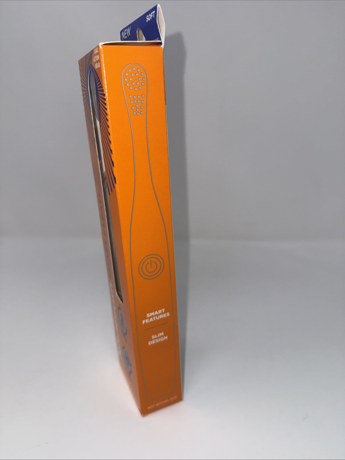 Electric Powered Toothbrush Soft Bristles Champagne Color