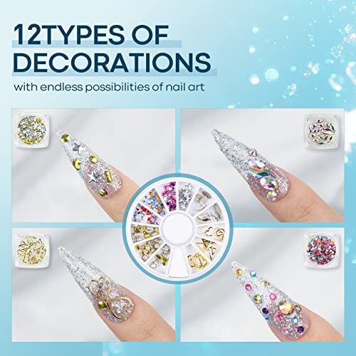 Strong Nail Rhinestone Glue for DIY Nail Art - Salon-Quality Adhesive