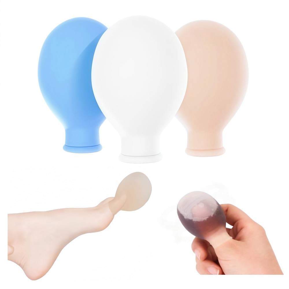 Reusable Waterproof Silicone Finger Protectors for Nail Art & Bath - 3 Pack