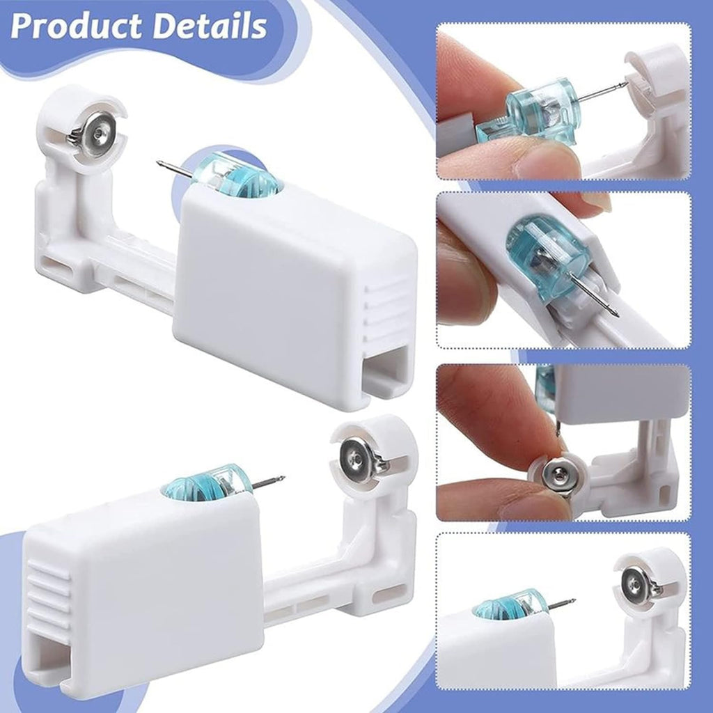 Nose Piercing Gun Kit - 6Pcs Disposable Self-Piercing Nose Kit