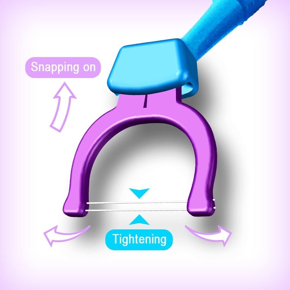 Dental Floss Refills with Long Handle - Unflavored Refillable Flosser Kit