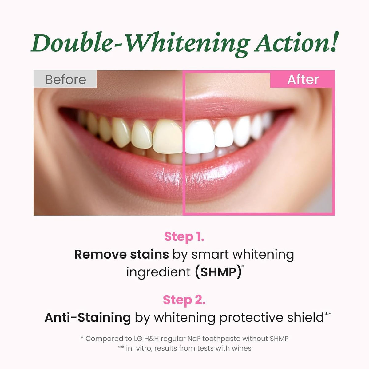 Whitening Toothpaste with Fluoride and Stain Removal - 3.7oz