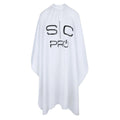 Extra Long Barber Cape White - Full Coverage Professional Haircut Cape