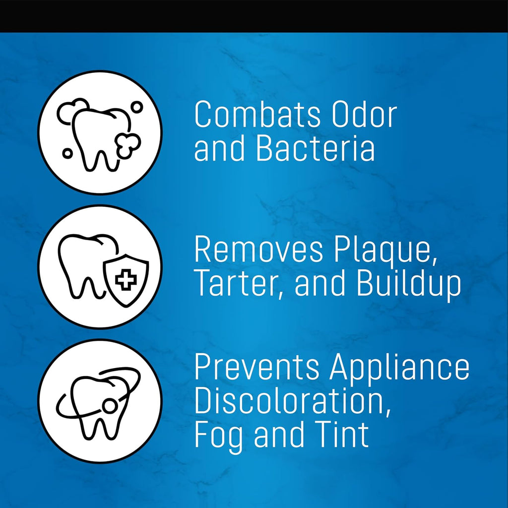 Retainer Cleaner Tablets - 120 Count for Dentures & Invisalign Aligners