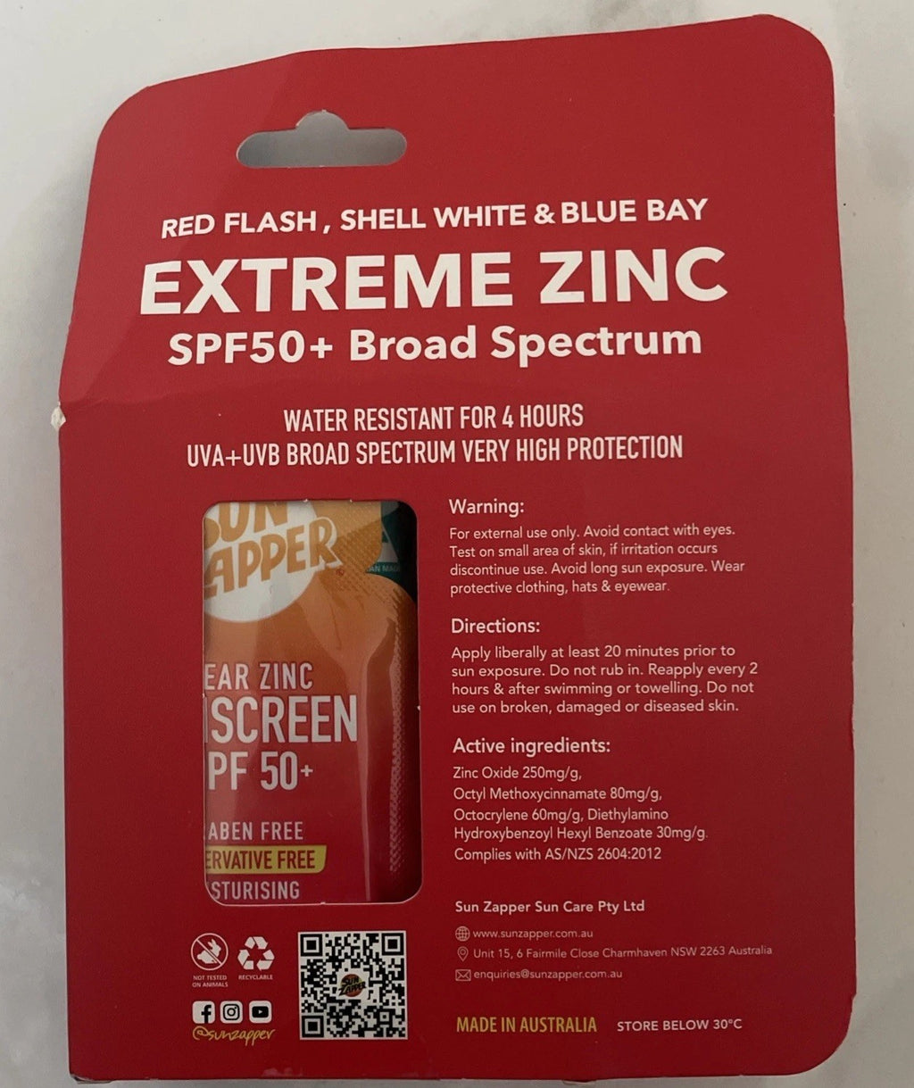 SPF 50+ Zinc Sun Stick Triple Pack Water-Resistant Outdoor Sun Protection