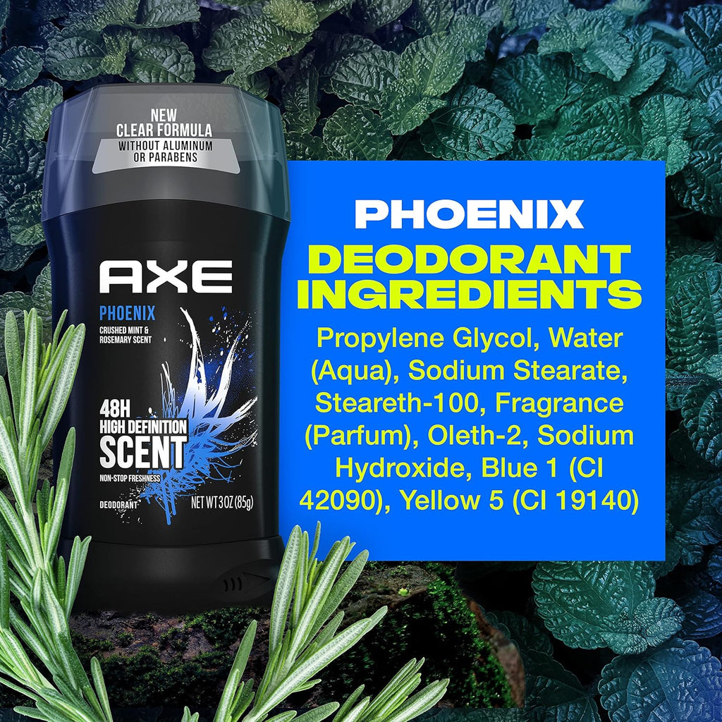Men's Deodorant Stick Long Lasting Odor Protection - Phoenix Crushe