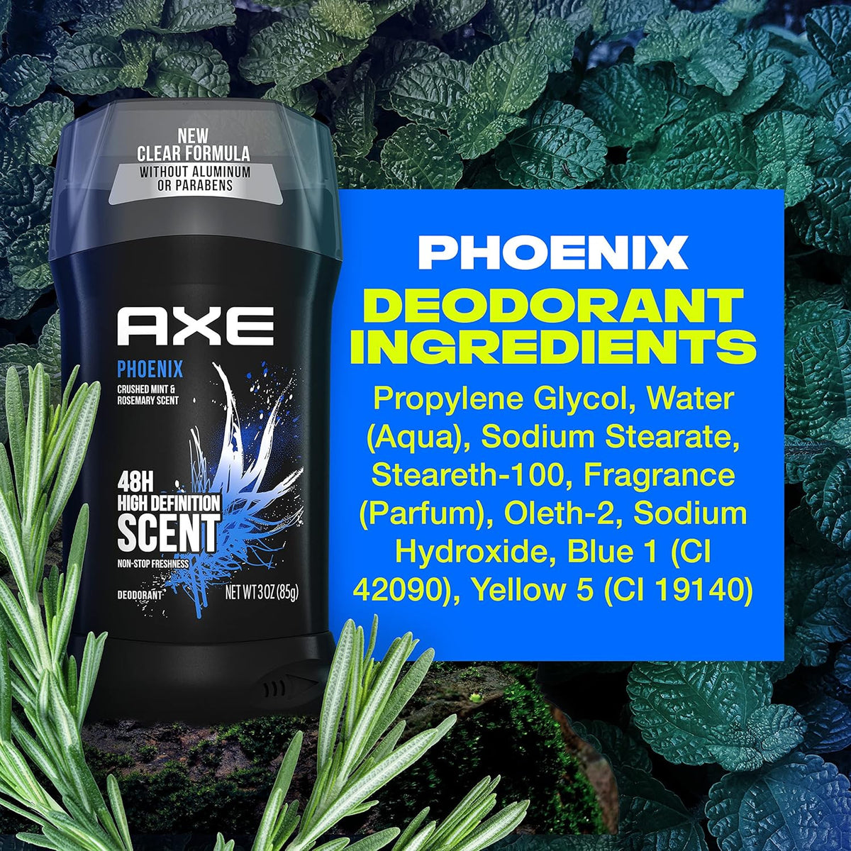 Men's Deodorant Stick Long Lasting Odor Protection - Phoenix Crushe