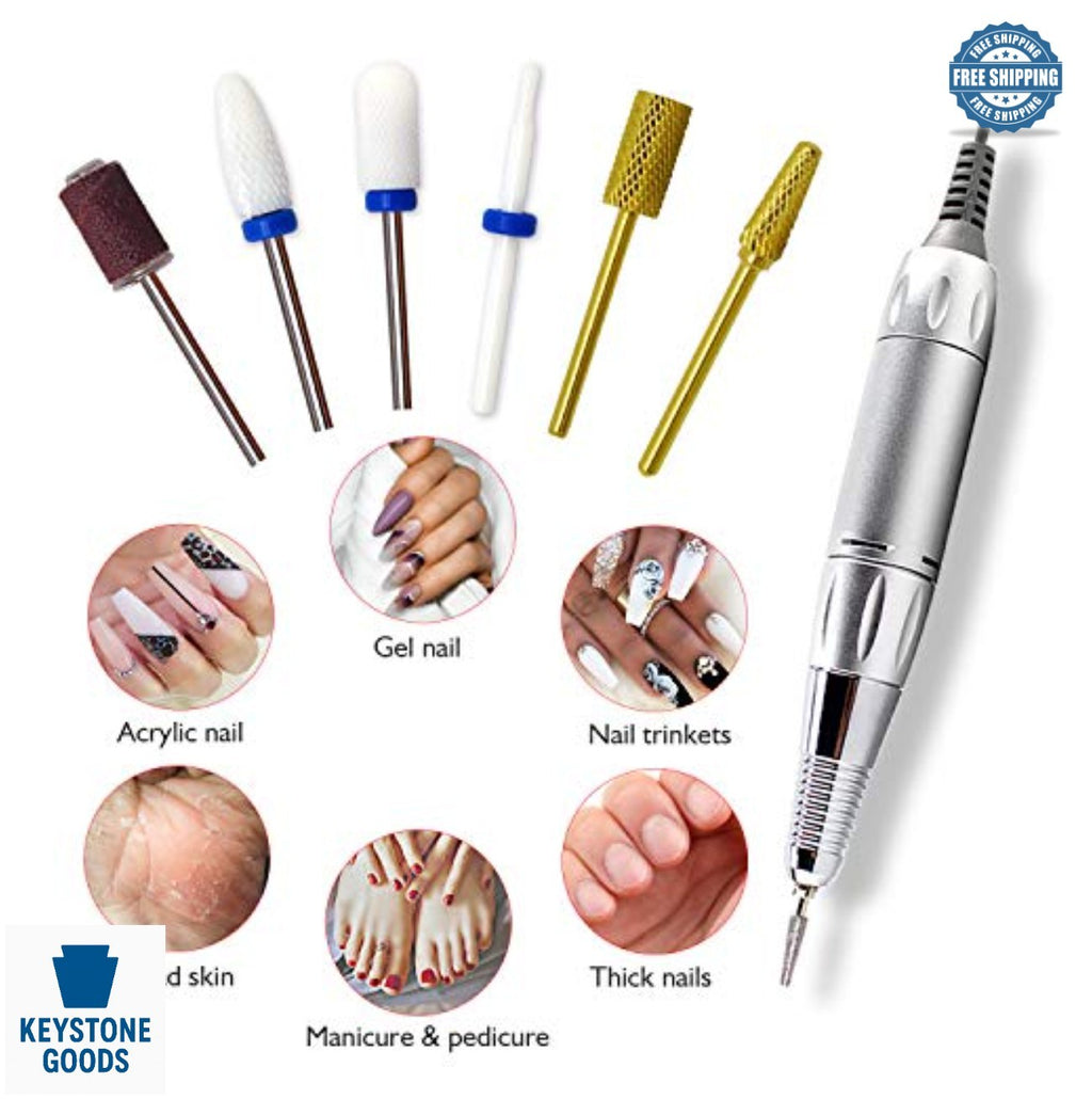 Cordless Nail Drill Machine 30000 RPM for Acrylic Nails & Manicure