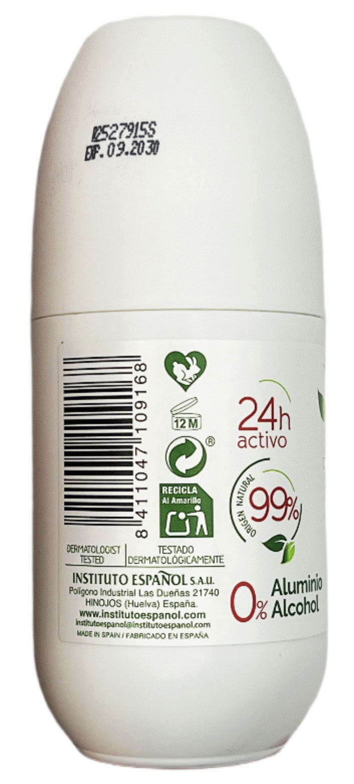 Instituto Español Natura Madre Tierra Deodorant Roll-On 75ml - Natural Freshness