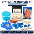 Partial Denture Kit - Make Custom Temporary Teeth A2, Reusable & Easy