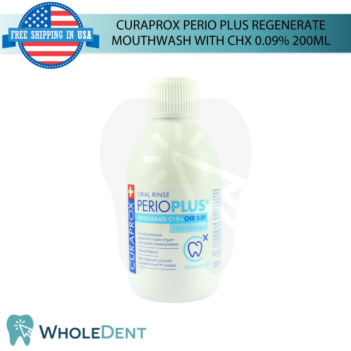 Antibacterial Mouthwash for Gum & Plaque Care - 200ml