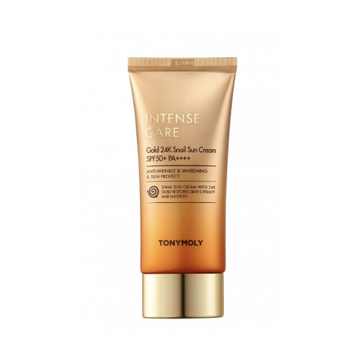 SPF50+ Sun Cream with Gold & Snail Essence - 50ml Broad Spectrum Sunscreen