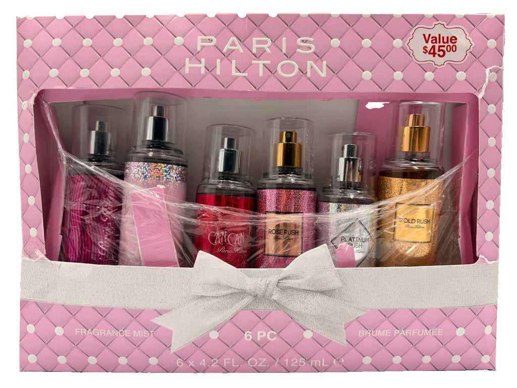 Paris Hilton 6-Piece Body Mist Gift Set - 4.2 oz / 125 ml for Women