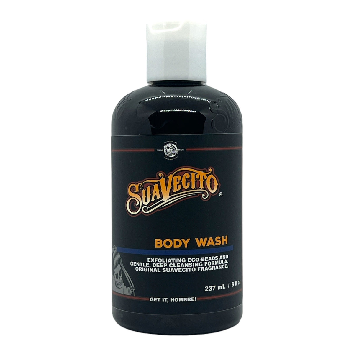 Men's Invigorating Body Wash 8 Oz with Exfoliants & Aloe Vera