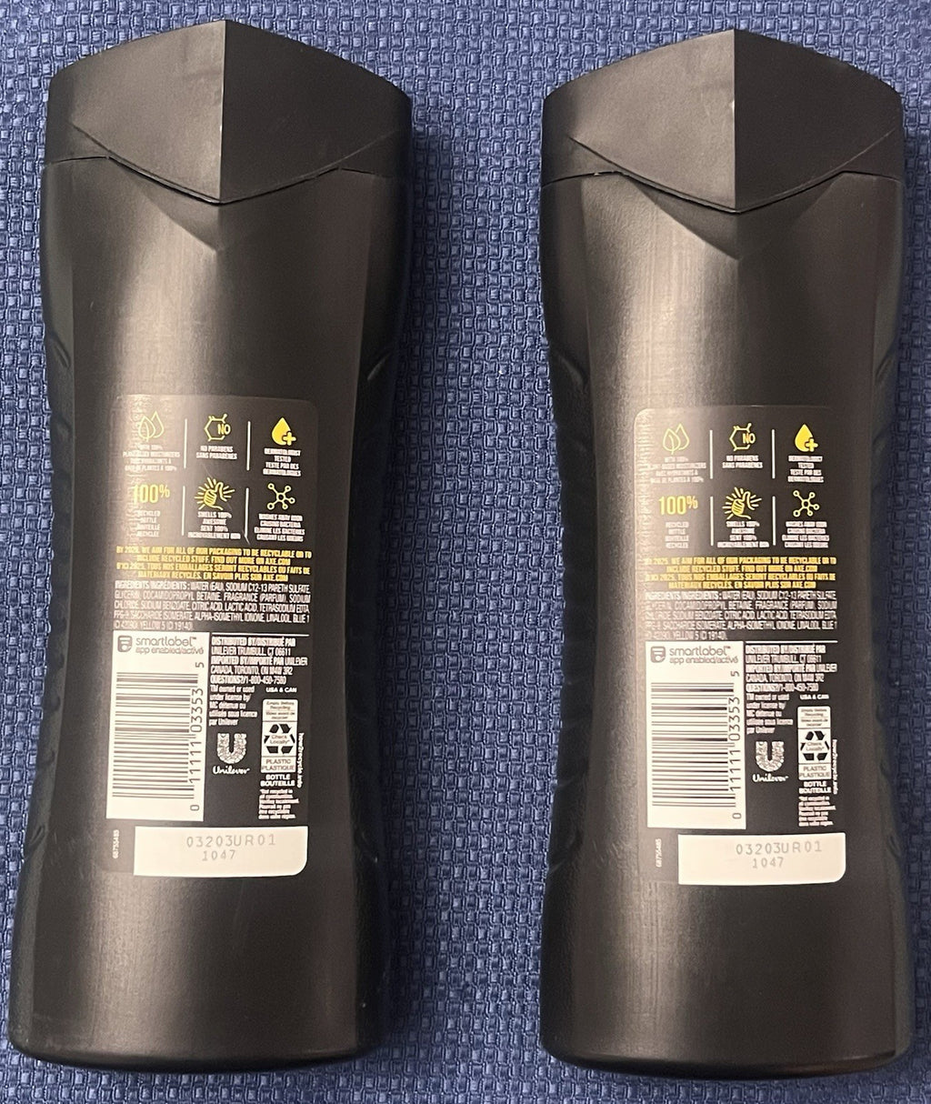 AXE Men's Body Wash 12H Refreshing Wild Bamboo - 16 oz Pack of 2