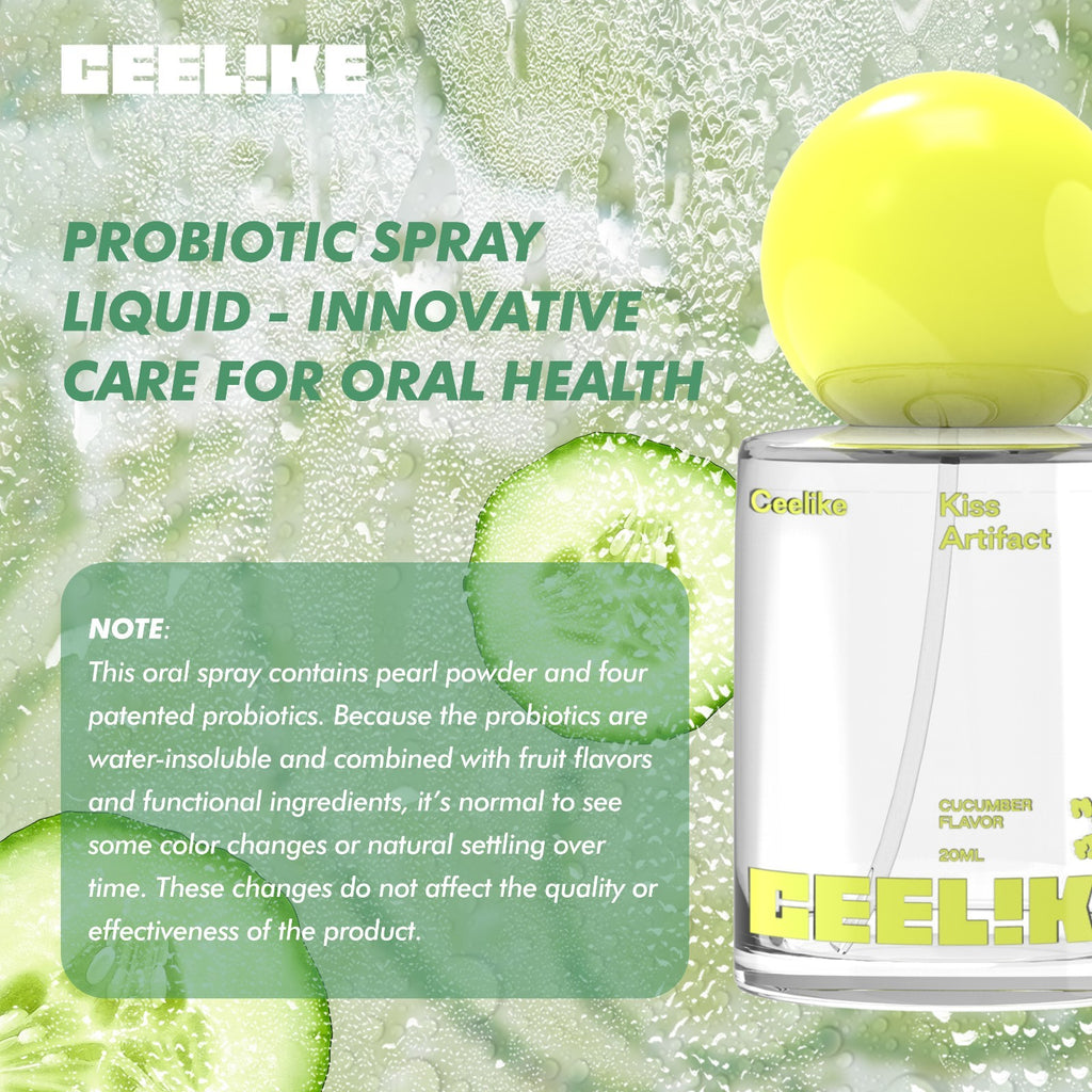Probiotic Mouth Spray for Fresh Breath - Cucumber Flavor, 20ml