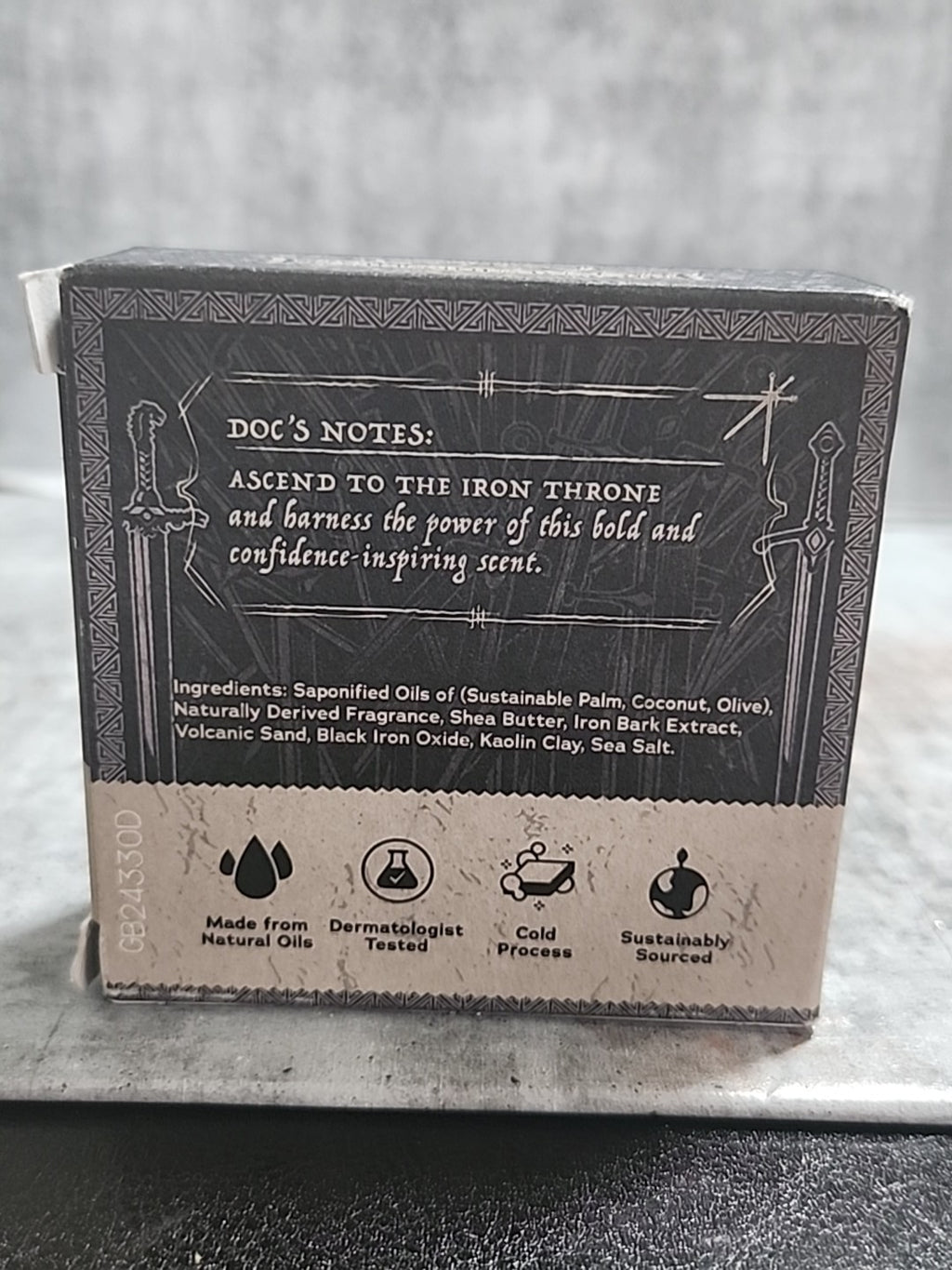 Men's Natural Bar Soap with Scrub - Thousand Sword 5oz