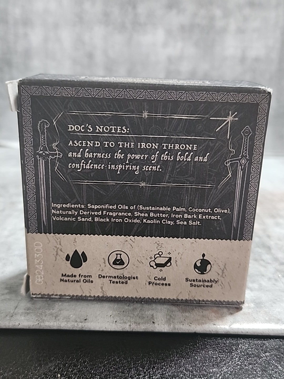 Men's Natural Bar Soap with Scrub - Thousand Sword 5oz