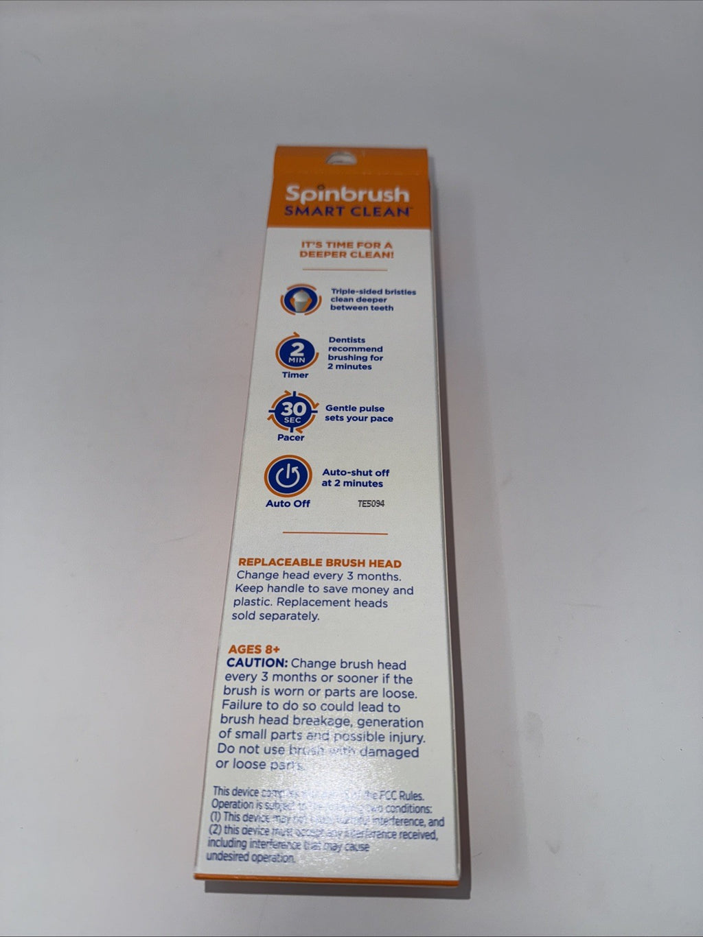 Electric Powered Toothbrush Soft Bristles Champagne Color