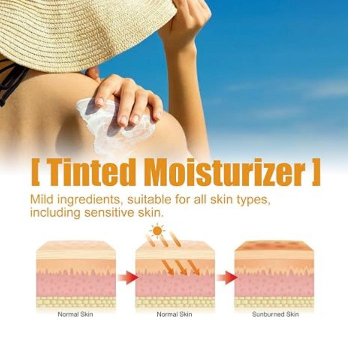 [US Seller] New Tinted Sunscreen SPF50+ PA+++ 50ml - Water Essence, Long-Lasting & Waterproof