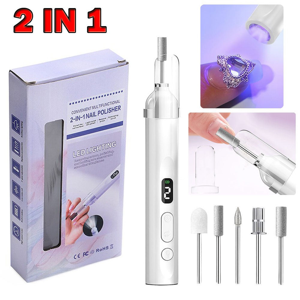 Electric Toenail Grinder Set for Thick Nails Manicure Pedicure Tools