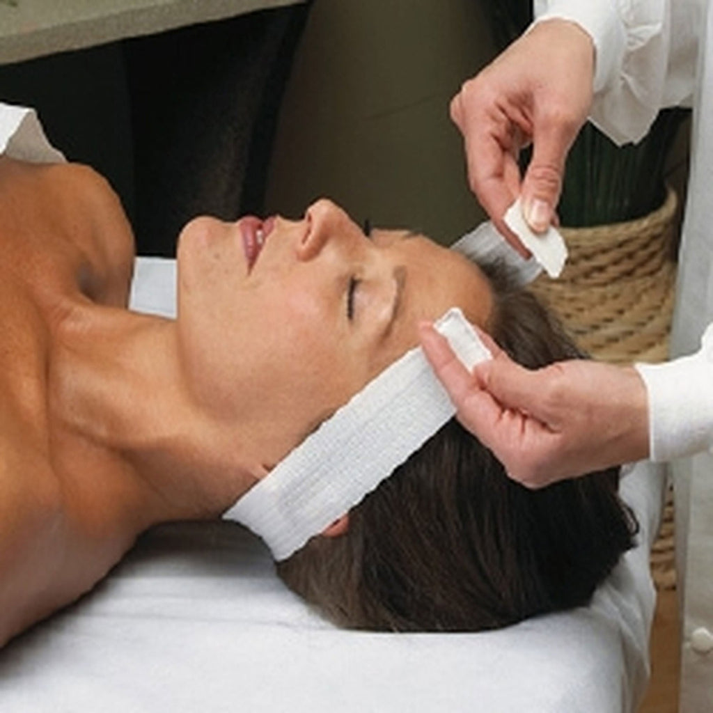 Disposable Headbands for Spa & Facial Treatments - White, 48 Pack