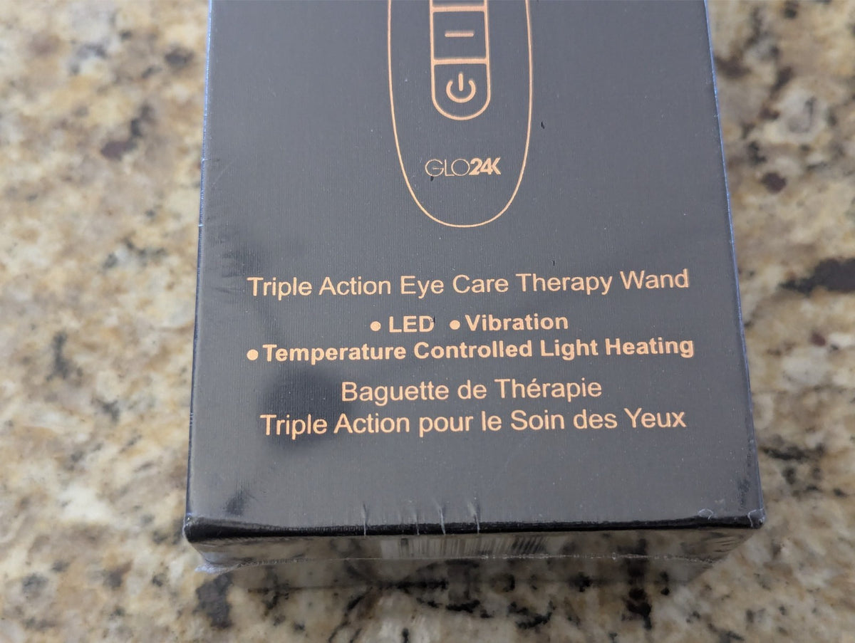Triple Action Eye Care Wand with LED Light, Thermal & Vibrations
