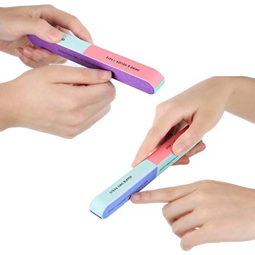 7-in-1 Nail File Buffer Set for Manicure Pedicure - 6 Pack