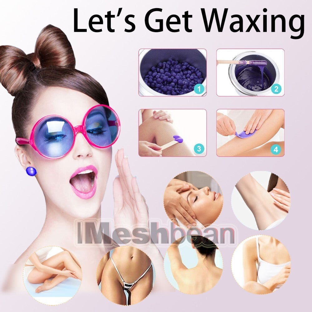 Double Wax Warmer Electric Heater for Facial & Body Hair Removal