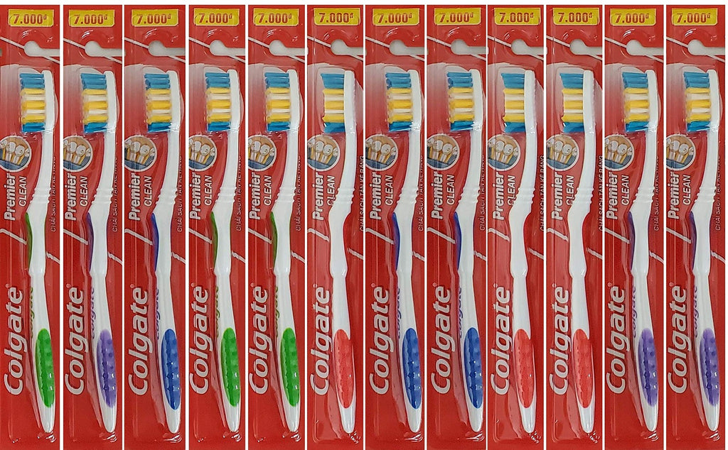Pack of 12 Extra Clean Manual Toothbrushes with Bi-Level Bristles
