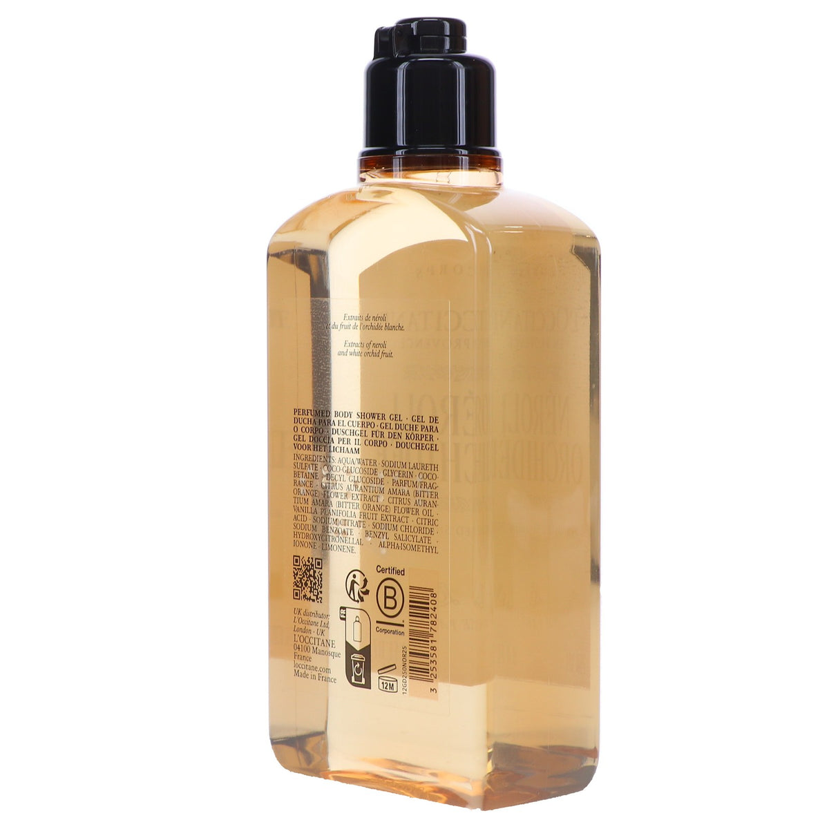 L'Occitane Graceful Neroli and Orchid Shower Gel 8.4 oz - Moisturizing